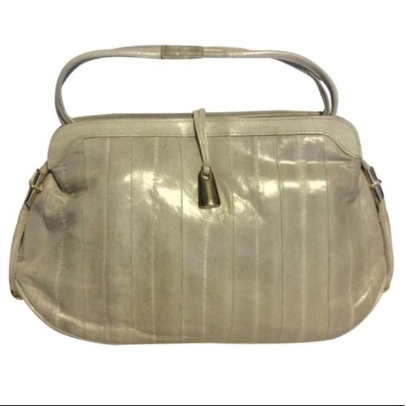 Vintage Handbags - Vintage genuine EEL Leather Purse/Clutch Vintage Handbags - Vintage genuine EEL Leather Purse/Clutch